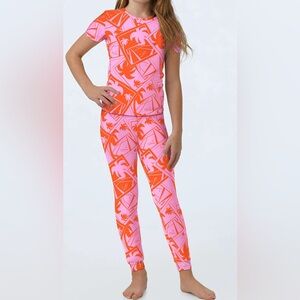 🎅🏻🎄NWT Kids Trina Turk x BedHead Jersey Tennis PJ Set SZ 6 (2 Avl)🎁